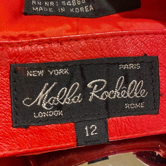 80’s Elegant Red Women's Jacket - Picture 4 of 5